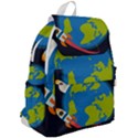 Spaceship Design Top Flap Backpack View2