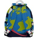 Spaceship Design Top Flap Backpack View3