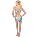 Space Exploration Illustration Layered Top Bikini Set View2
