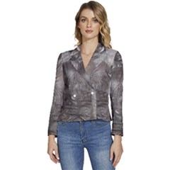 Han Solo In Carbonite Women s Long Sleeve Revers Collar Cropped Jacket
