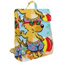 Beach Chihuahua Dog Pet Animal Flap Top Backpack View2