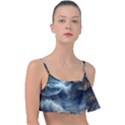 House Waves Storm Frill Bikini Top View1
