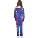 Cartoon Funny Aliens With Ufo Duck Starry Sky Set Kids  Tracksuit View2