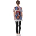 Gorilla Ape Zoo Mammal Usa Fold Over Open Sleeve Top View2