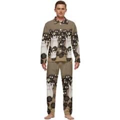 Cute Anime Scenery Artwork Fanart Men s Long Sleeve Velvet Pocket Pajamas Set