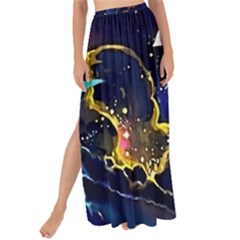 Trippy Kit Rick And Morty Galaxy Pink Floyd Maxi Chiffon Tie-up Sarong