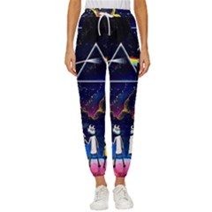 Trippy Kit Rick And Morty Galaxy Pink Floyd Women s Cropped Drawstring Pants