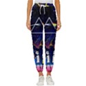 Trippy Kit Rick And Morty Galaxy Pink Floyd Women s Cropped Drawstring Pants View1