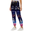 Trippy Kit Rick And Morty Galaxy Pink Floyd Women s Cropped Drawstring Pants View2