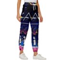 Trippy Kit Rick And Morty Galaxy Pink Floyd Women s Cropped Drawstring Pants View3