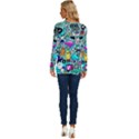Graffiti Pop Art Crazy Retro Long Sleeve Crew Neck Pullover Top View4