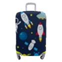 Big Set Cute Astronauts Space Planets Stars Aliens Rockets Ufo Constellations Satellite Moon Rover V Luggage Cover (Small) View1