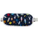 Big Set Cute Astronauts Space Planets Stars Aliens Rockets Ufo Constellations Satellite Moon Rover V Rounded Waist Pouch View2