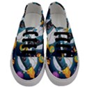 Spaceship Astronaut Space Men s Classic Low Top Sneakers View1