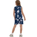 White Robot Blue Seamless Pattern Kids  Basketball Mesh Set View4