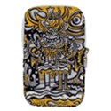 Crazy Abstract Doodle Social Doodle Drawing Style Waist Pouch (Large) View2