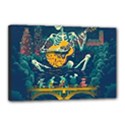 Grateful Dead Singing Skeleton Canvas 18  x 12  (Stretched) View1