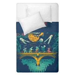 Grateful Dead Singing Skeleton Duvet Cover Double Side (single Size)