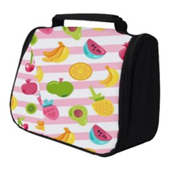 Tropical Fruits Berries Seamless Pattern Full Print Travel Pouch (small) by Ravend