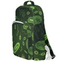 Bacteria Virus Seamless Pattern Inversion Double Compartment Backpack View1