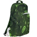 Bacteria Virus Seamless Pattern Inversion Double Compartment Backpack View2