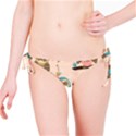 Seamless Pattern Owls Dream Cute Style Pajama Fabric Bikini Bottoms View1