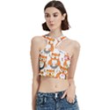 Cute Colorful Owl Cartoon Seamless Pattern Cut Out Top View1