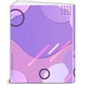 Colorful Labstract Wallpaper Theme 8  x 10  Softcover Notebook View2