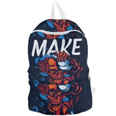 Make Devil Discovery  Foldable Lightweight Backpack by Saikumar