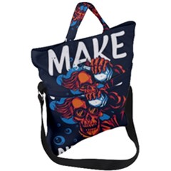 Dont Fear Fold Over Handle Tote Bag by Saikumar