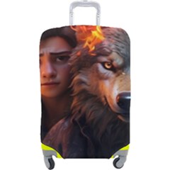 Be Fearless Luggage Cover (large) by Saikumar