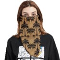 Peacock Feathers Face Covering Bandana (Triangle) View1