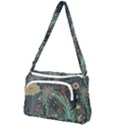 Bird Flower Tree Forest Front Pocket Crossbody Bag View1