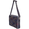 Pattern Floral Leaves Cross Body Office Bag View1