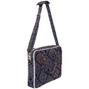 Pattern Floral Leaves Cross Body Office Bag View2