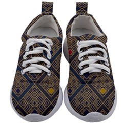 Pattern Seamless Antique Luxury Kids Athletic Shoes