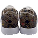 Pattern Seamless Antique Luxury Kids Athletic Shoes View4
