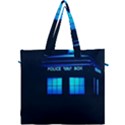 Blue Tardis Doctor Who Police Call Box Canvas Travel Bag View1