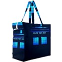 Blue Tardis Doctor Who Police Call Box Canvas Travel Bag View3