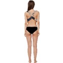 Tardis Doctor Who Minimal Minimalism Low Cut Ruffle Edge Bikini Top View4