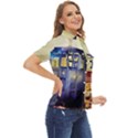 Tardis Wilderness Doctor Who Women s Short Sleeve Double Pocket Shirt View2