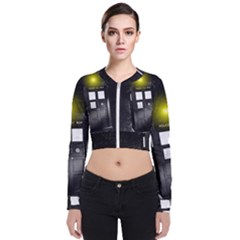 Doctor Who Space Tardis Long Sleeve Zip Up Bomber Jacket