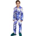 Tardis Doctor Who Blue Travel Machine Kids  Long Sleeve Velvet Pajamas Set View1