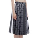 Tire A-Line Full Circle Midi Skirt With Pocket View3