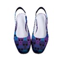 Skull Pattern Wallpaper Women s Classic Slingback Heels View1