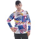 United States Of America Usa  Images Independence Day Men s Pique Long Sleeve T-Shirt View1