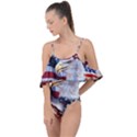 United States Of America Images Independence Day Drape Piece Swimsuit View1