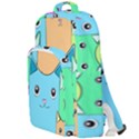 Cat Animals Cartoon Pattern Double Compartment Backpack View1