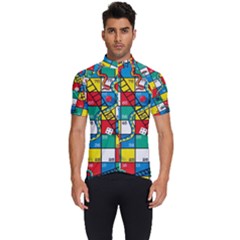 Snakes And Ladders Men s Short Sleeve Cycling Jersey