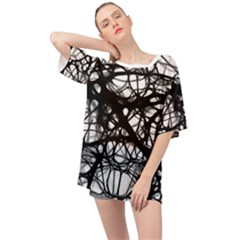 Neurons Brain Cells Brain Structure Oversized Chiffon Top